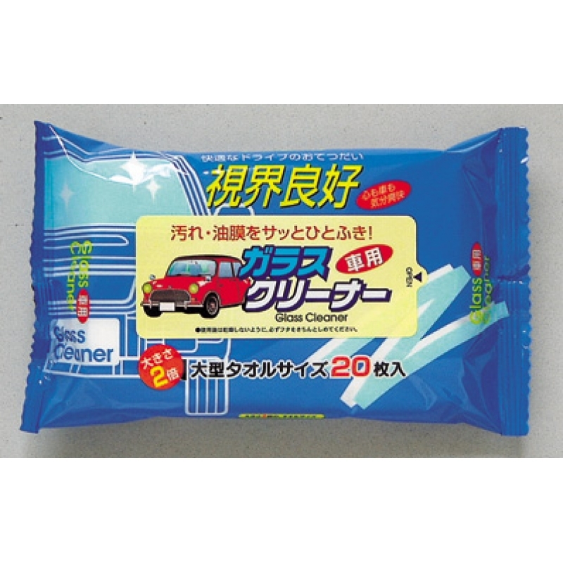 車用ガラスクリーナー20P