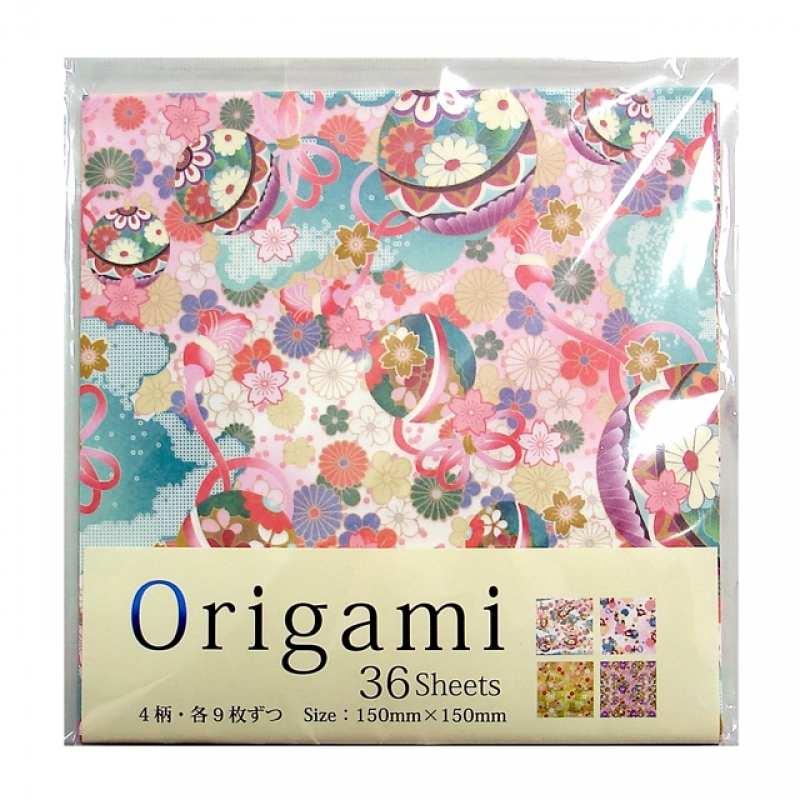 和柄折り紙4色60枚入