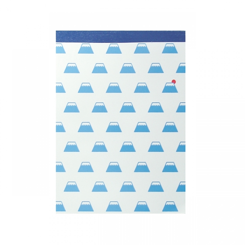 A6メモ帳100枚(富士山柄)