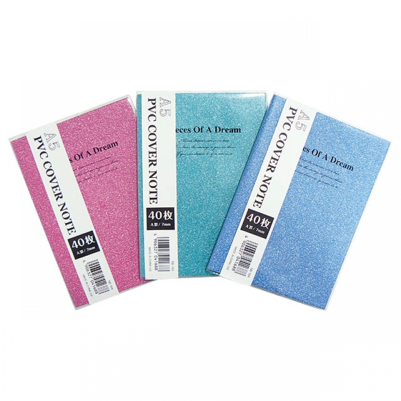 A5 PVCカバーノート　40枚